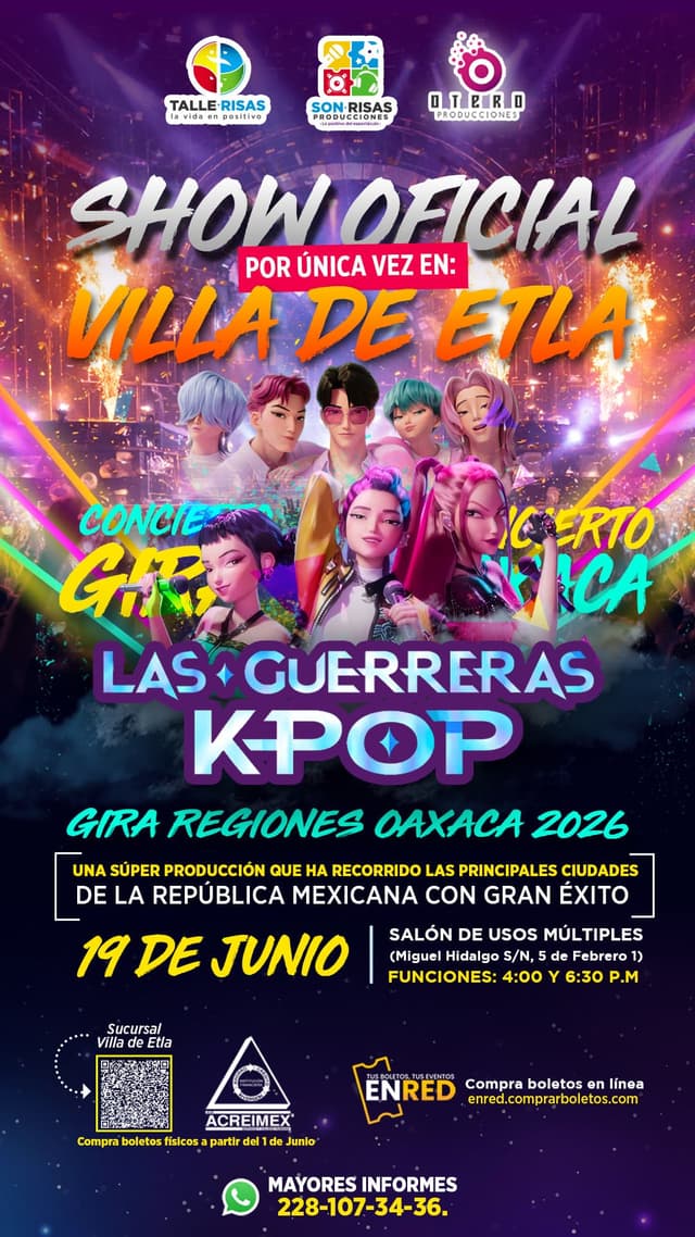 LAS GUERRERAS KPOP Tributo Villa de Etla