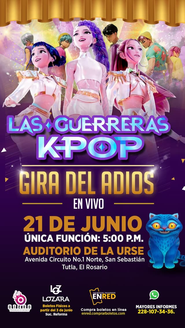 LAS GUERRERAS KPOP GIRA DE DESPEDIDA
