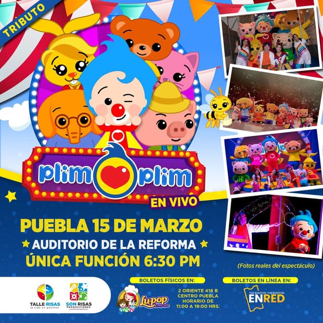 PLIM PLIM EN VIVO / Tributo Puebla