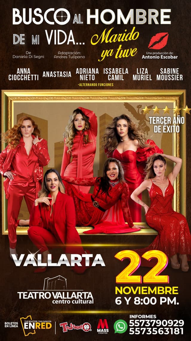 "BUSCO AL HOMBRE DE MI VIDA, MARIDO YA TUVE" Vallarta