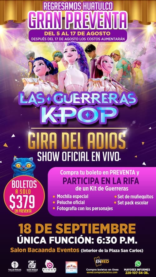 “LAS GUERRERAS K-POP” GIRA DEL ADIÓS. Huatulco